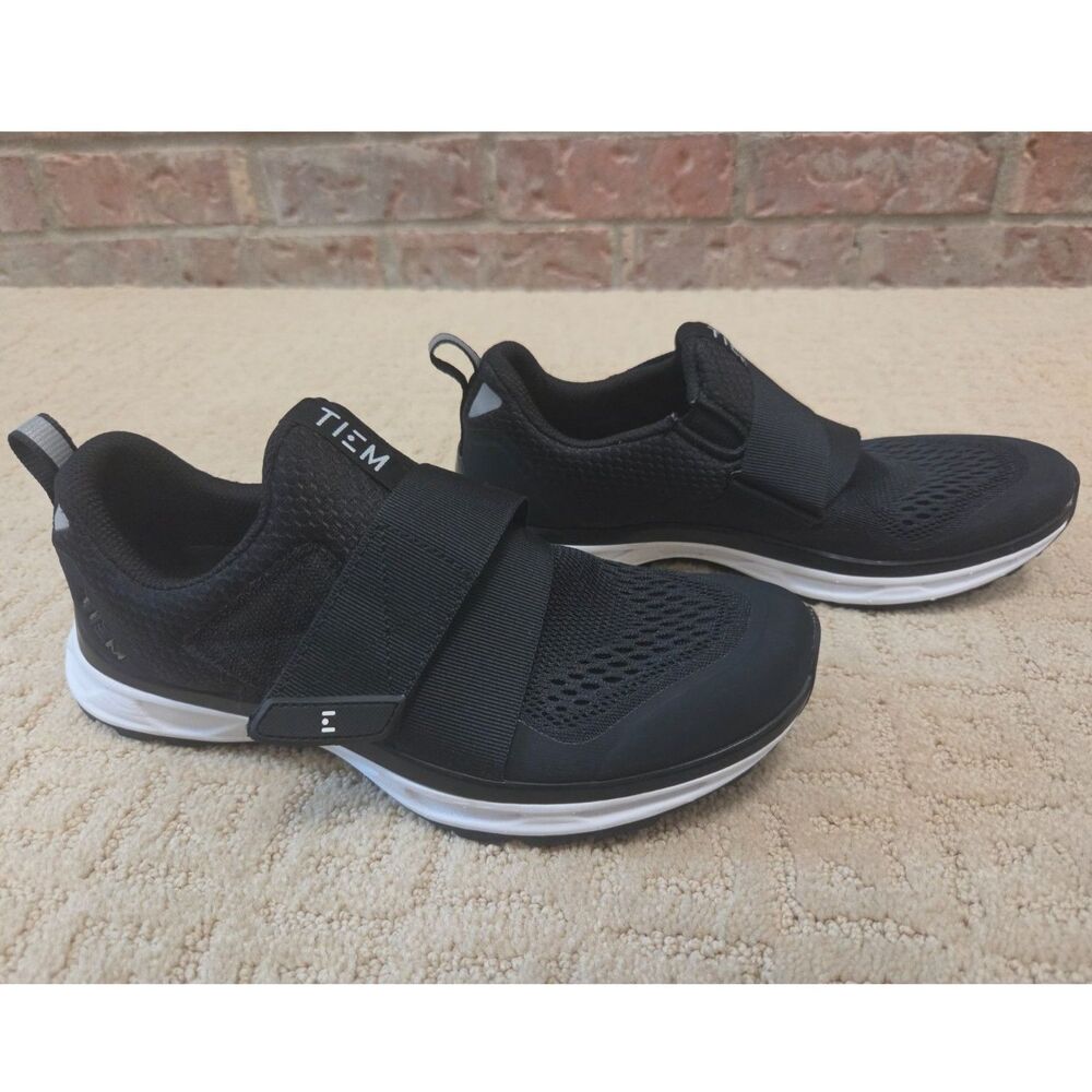Tiem Slipstream Indoor Cycling Shoes Womens Size 7.5 Black